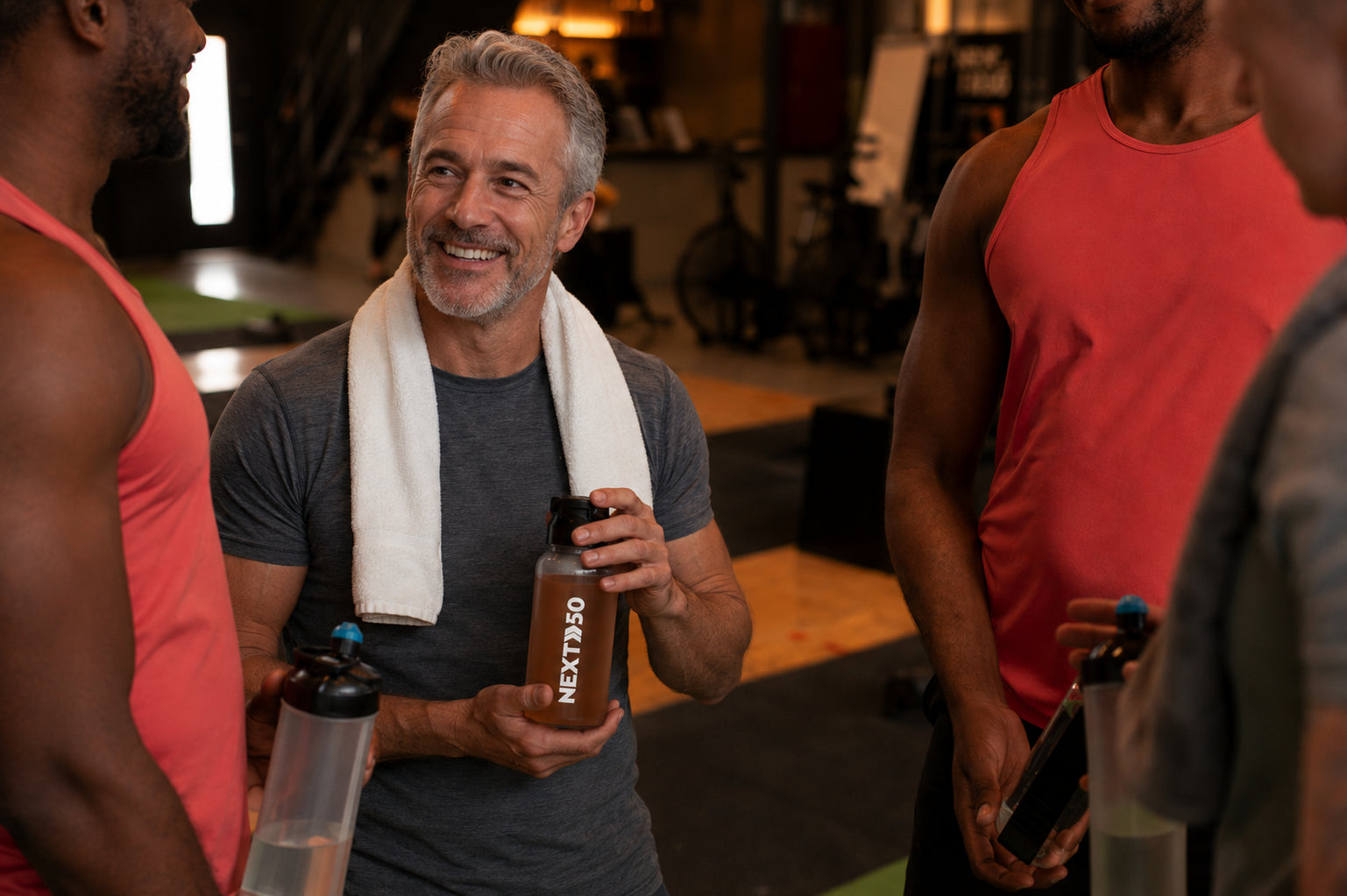 Adults training for strength and bone health